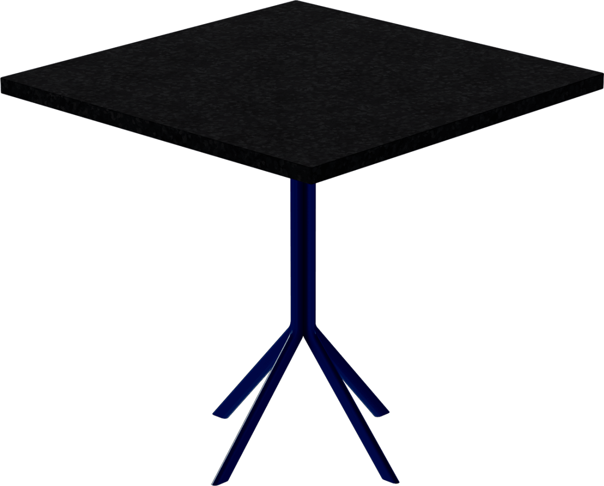 Quadro Cafe Table – 80cm Square - Green Loop Global