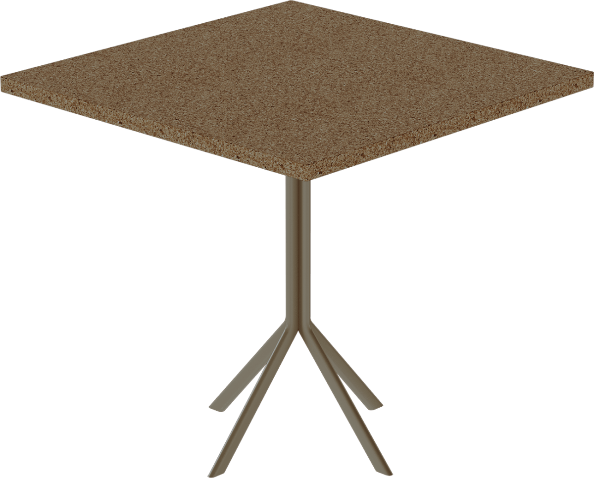 Quadro Cafe Table – 80cm Square - Green Loop Global