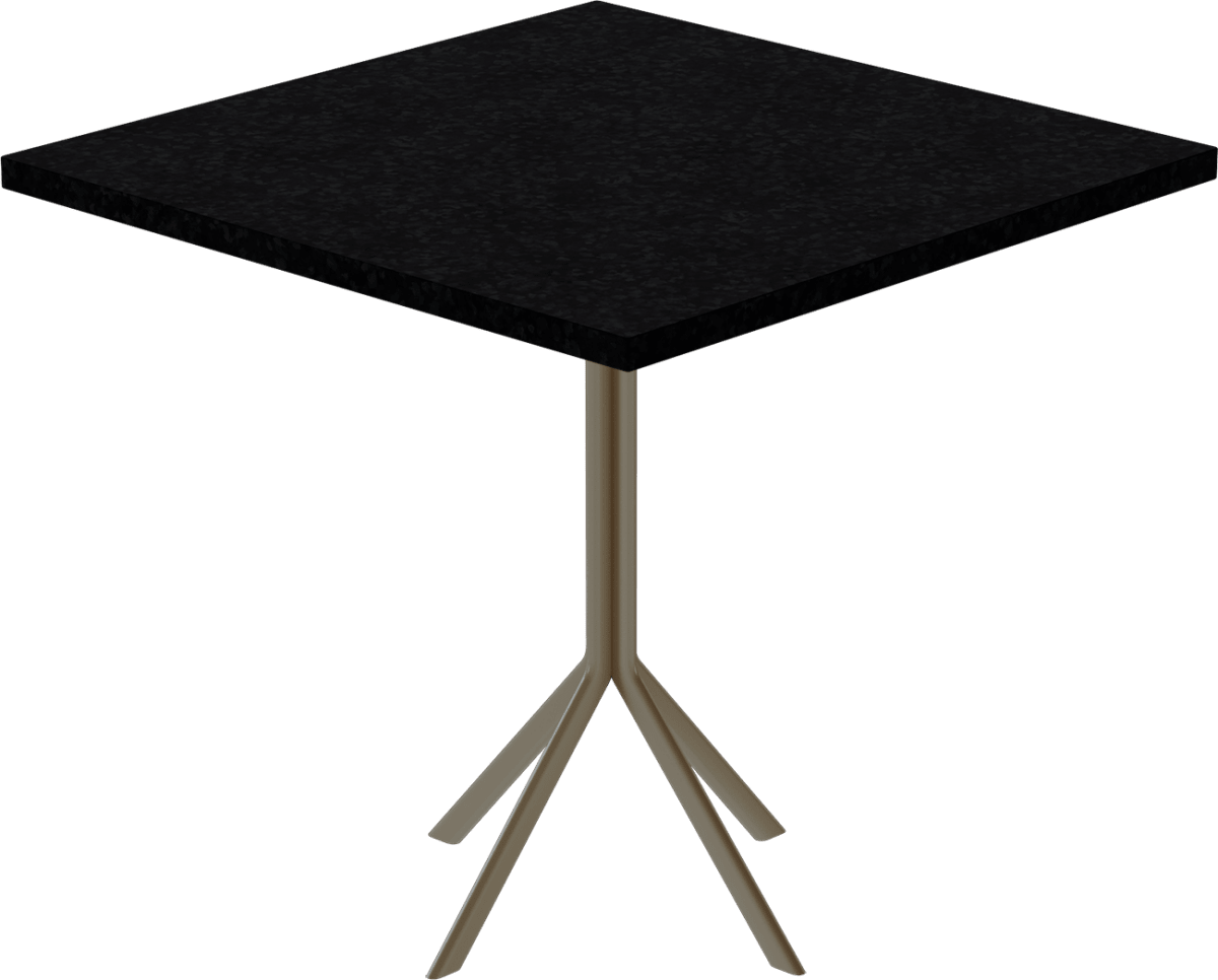 Quadro Cafe Table – 80cm Square - Green Loop Global