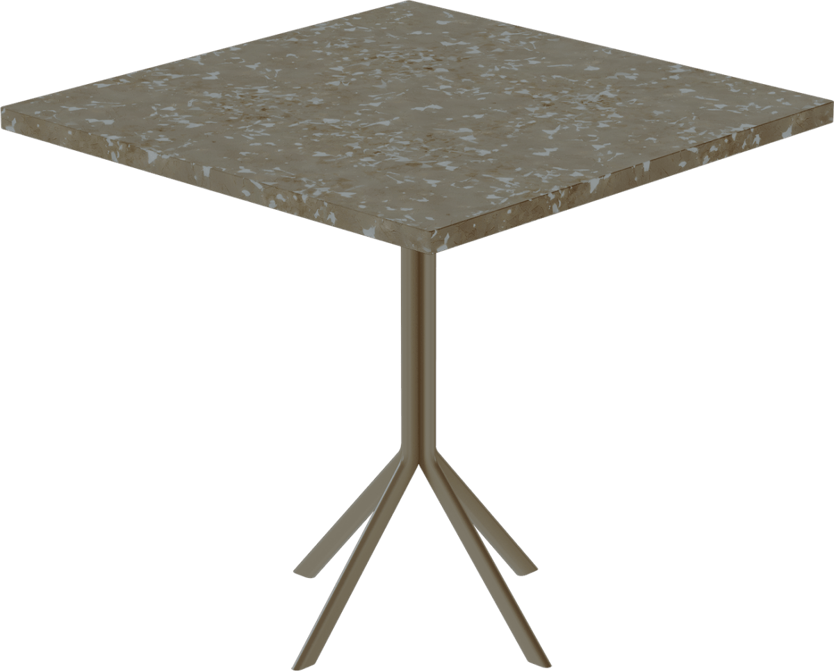 Quadro Cafe Table – 80cm Square - Green Loop Global