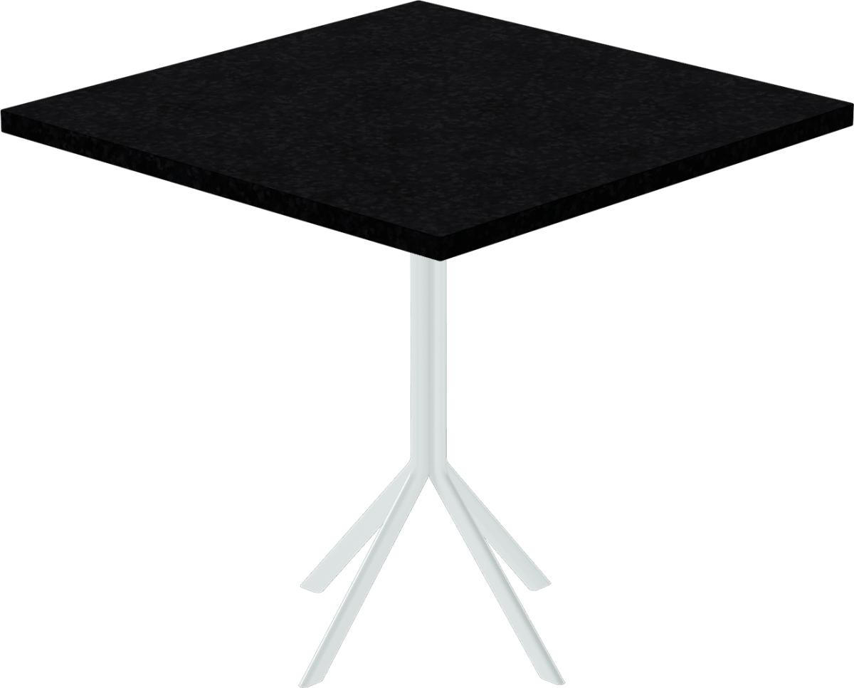 Quadro Cafe Table – 80cm Square - Green Loop Global