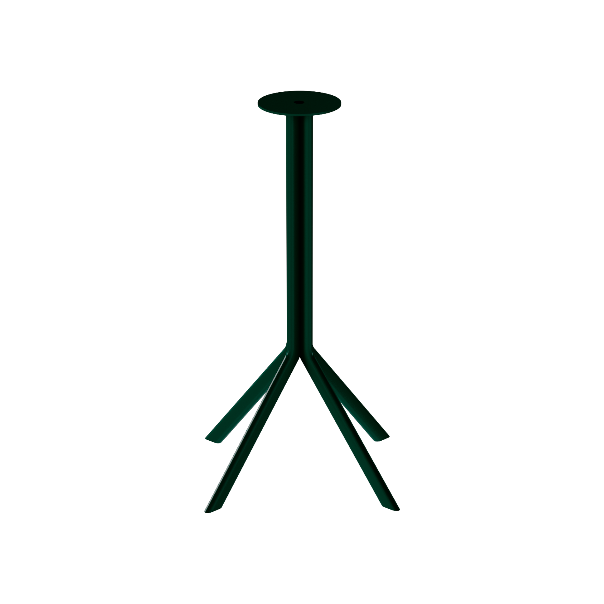 Quadro Café Table Base – Green