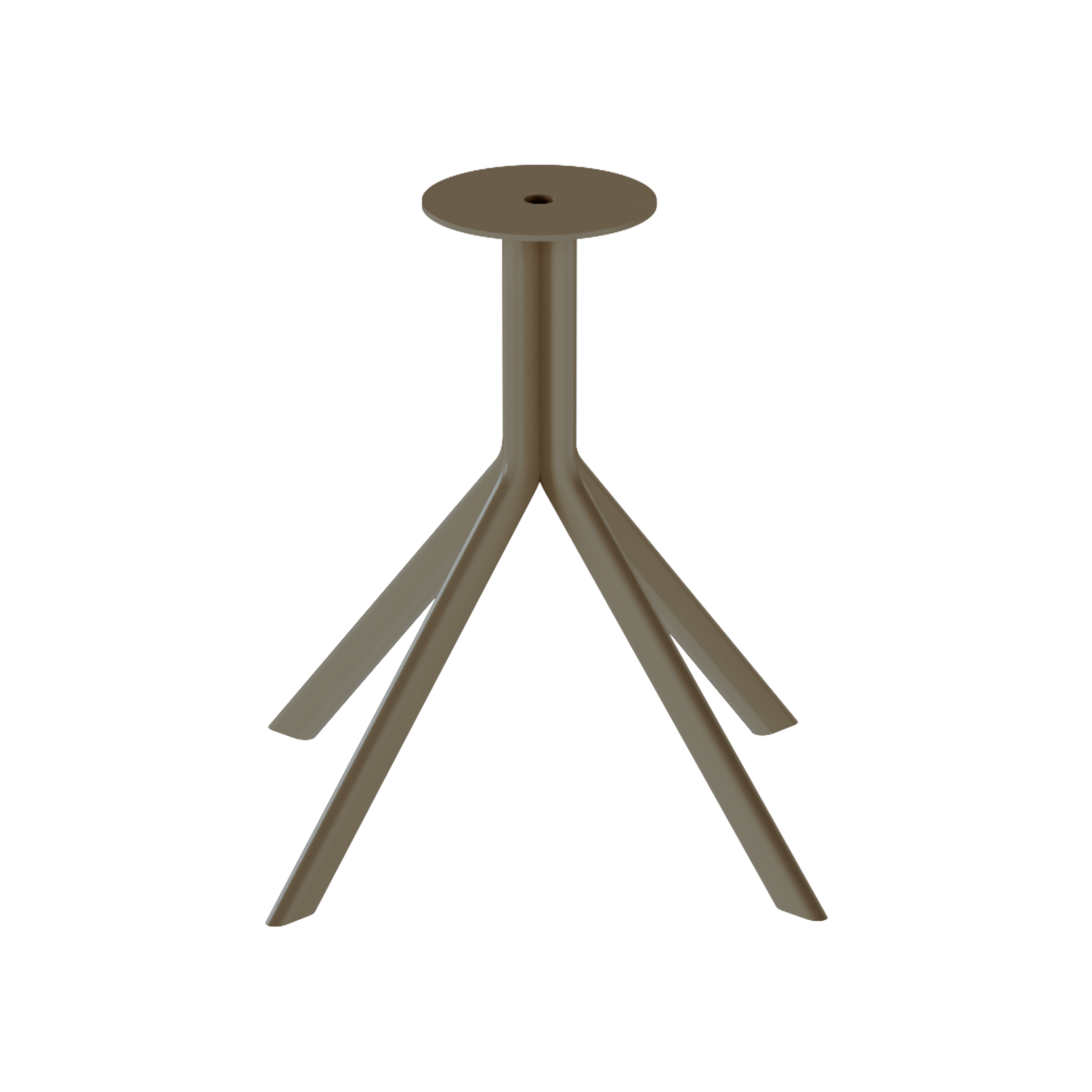 Quadro Coffee Table Base – Taupe