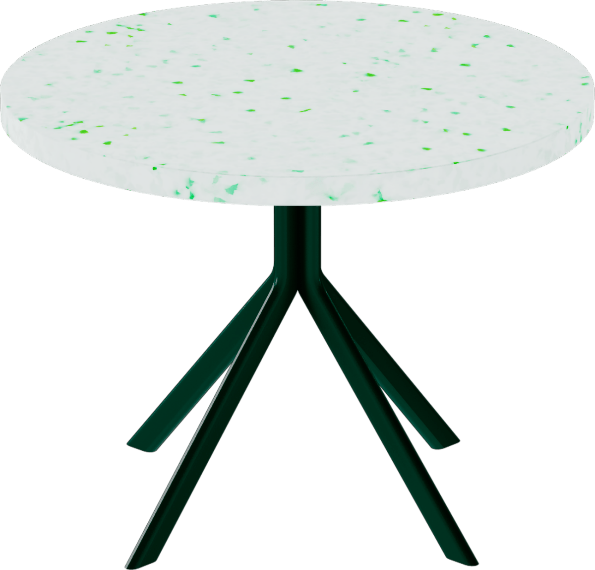 Quadro Side Table – 60cm Round - Green Loop Global