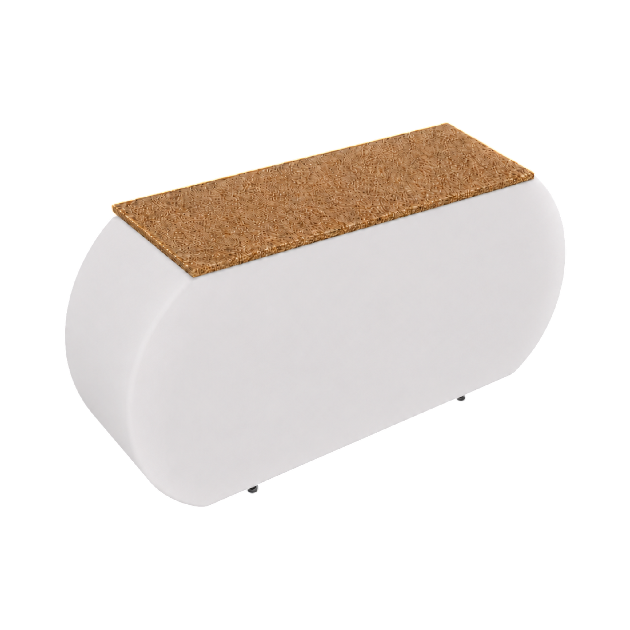 Radius Cabinet – Grano Natural / White