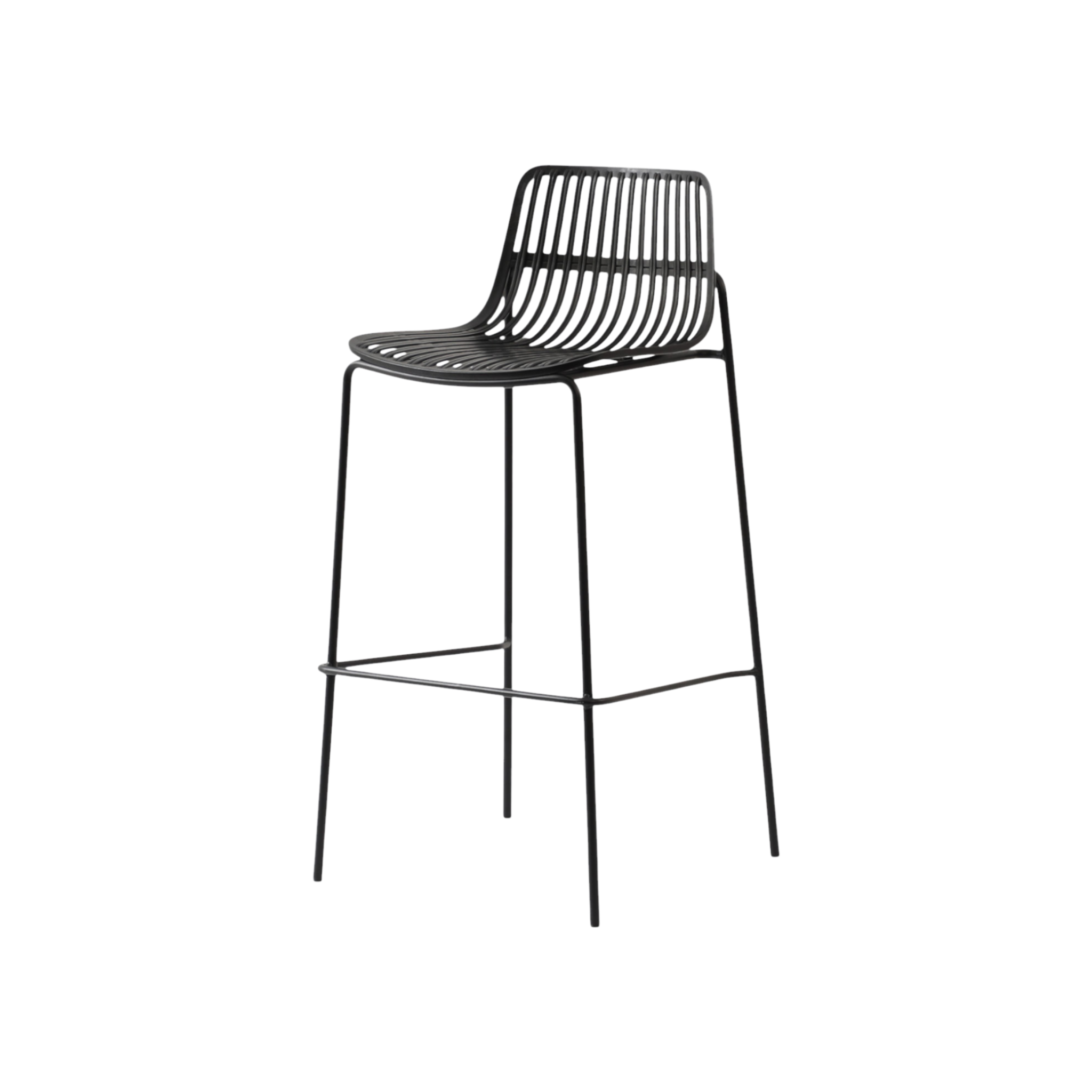 Remy Outdoor Bar Stool – Black