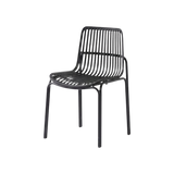 Remy Outdoor Dining Chair – Black