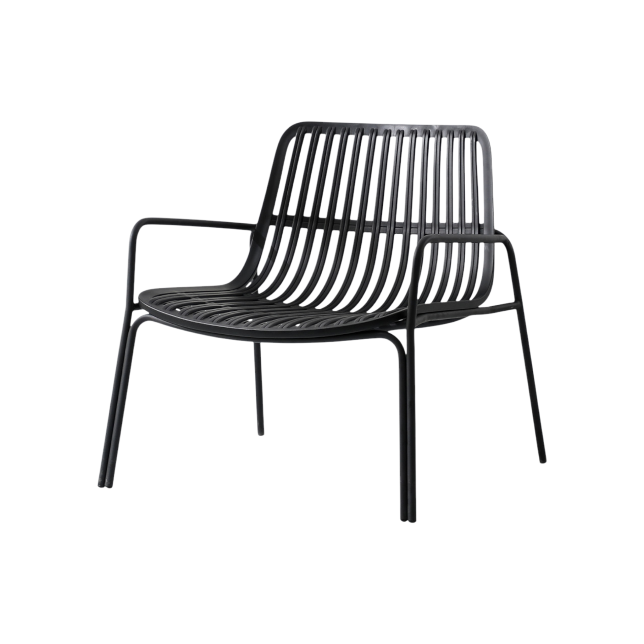 Remy Outdoor Lounge Chair – Black