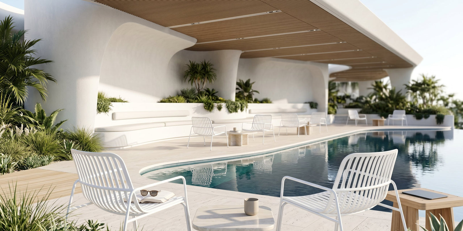 remy outdoor lounge chair white moments