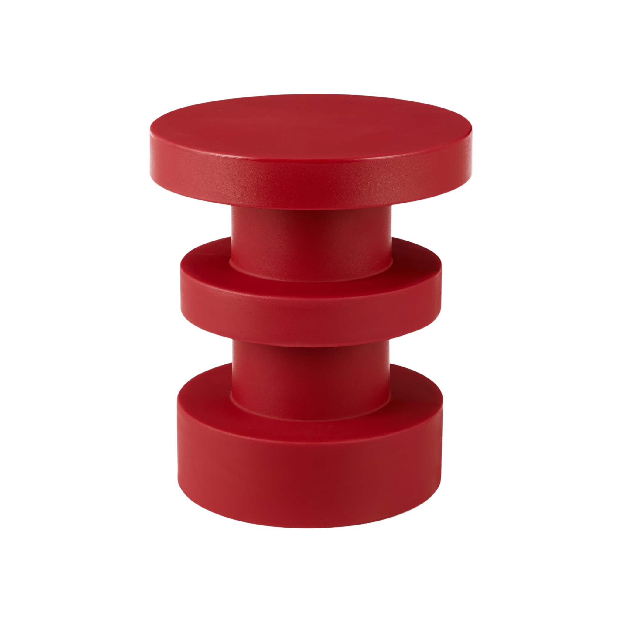 Rolo Outdoor Side Table – Crimson