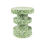 Rolo Outdoor Side Table – Green Speckle