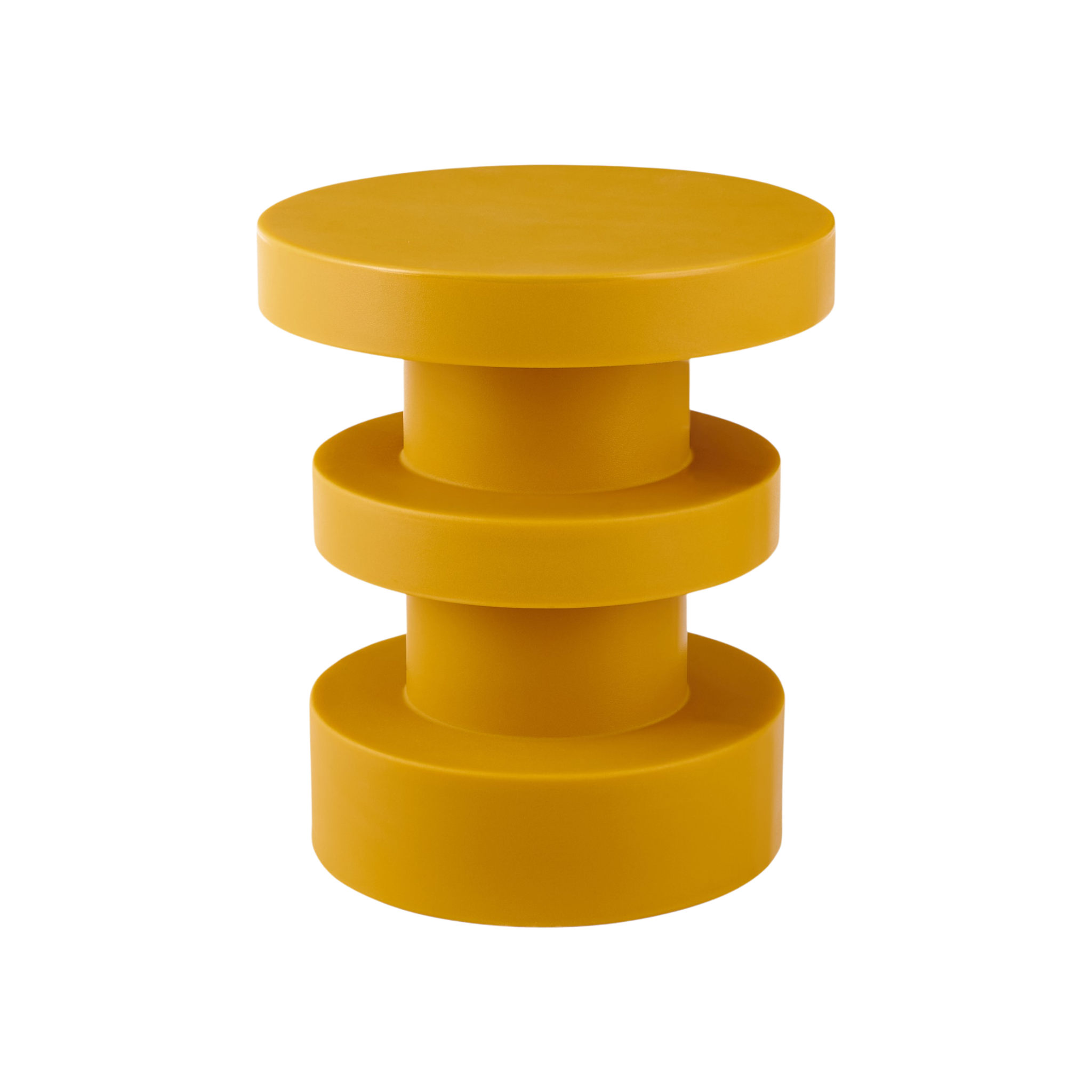 Rolo Outdoor Side Table – Mustard