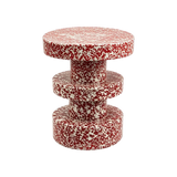 Rolo Outdoor Side Table – Red Speckle