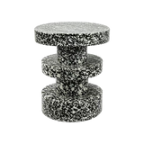 Rolo Outdoor Side Table – Salt & Pepper