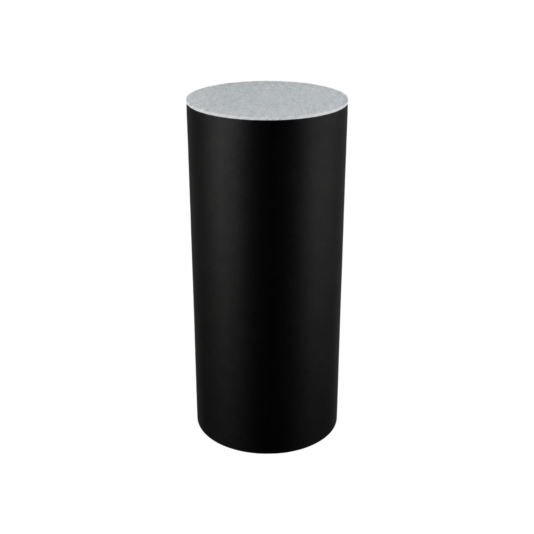 Round Plinth 400 – H1000 – Black / Replene White