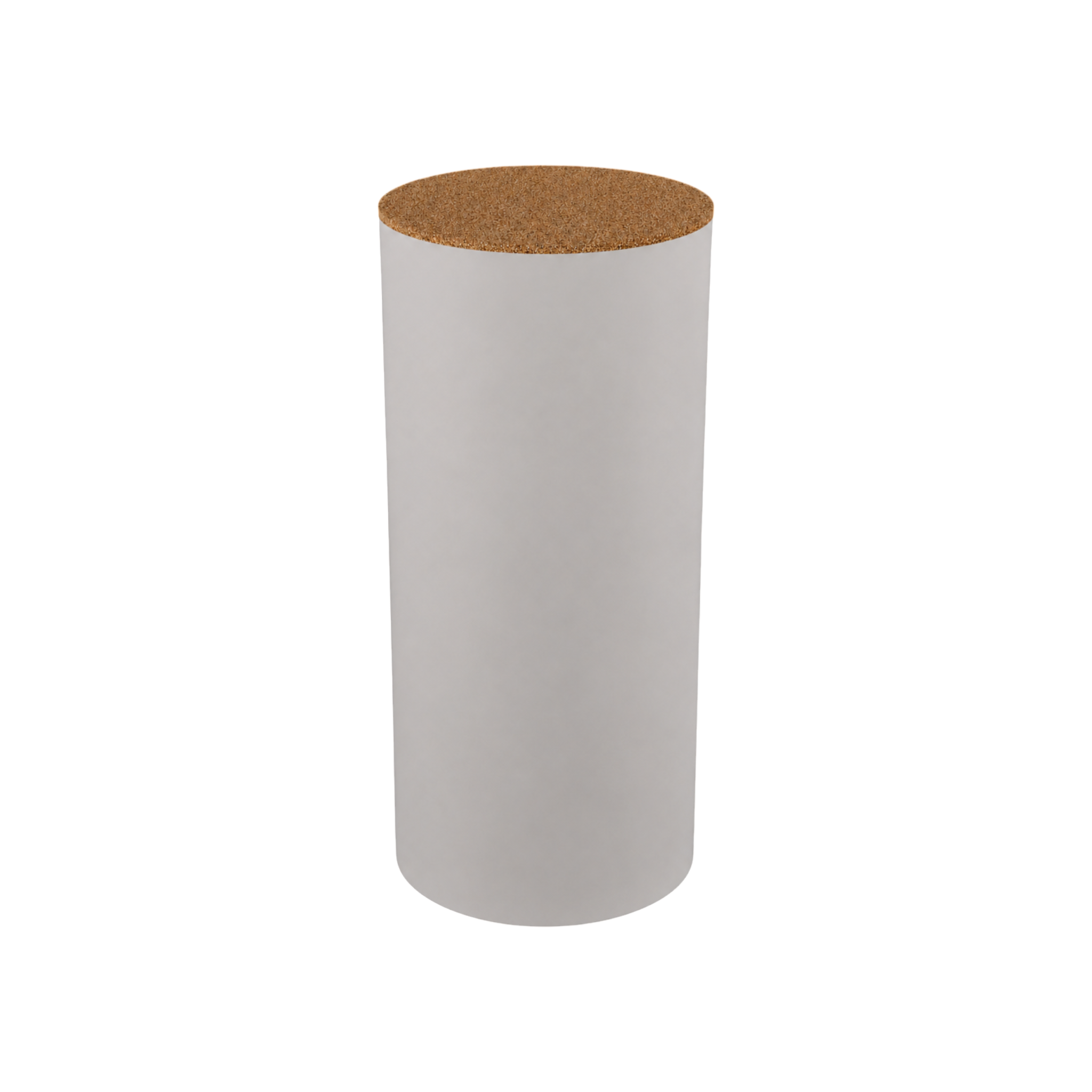 Round Plinth 400 – H1000 – White / Grano Natural