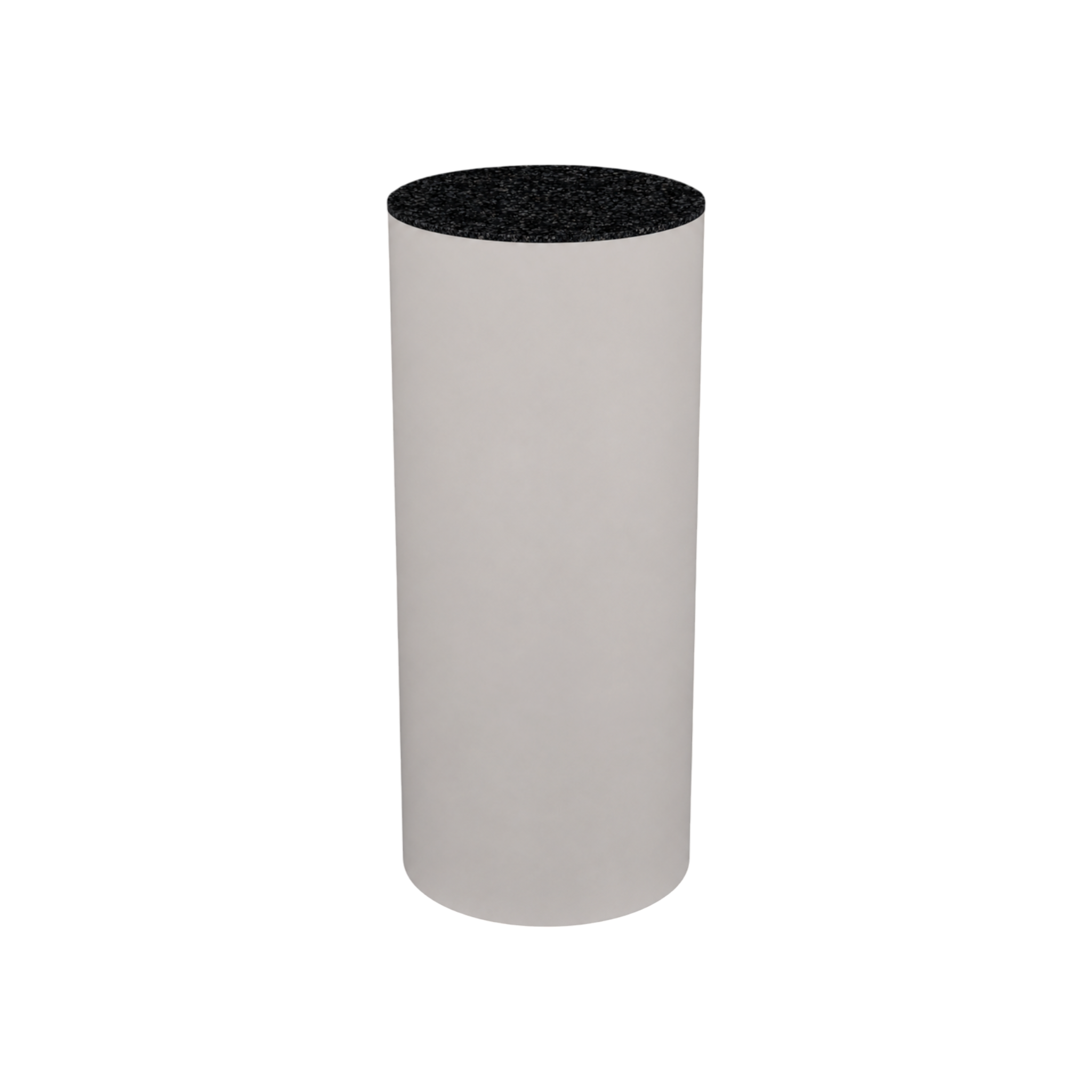 Round Plinth 400 – H1000 – White / Replene Black