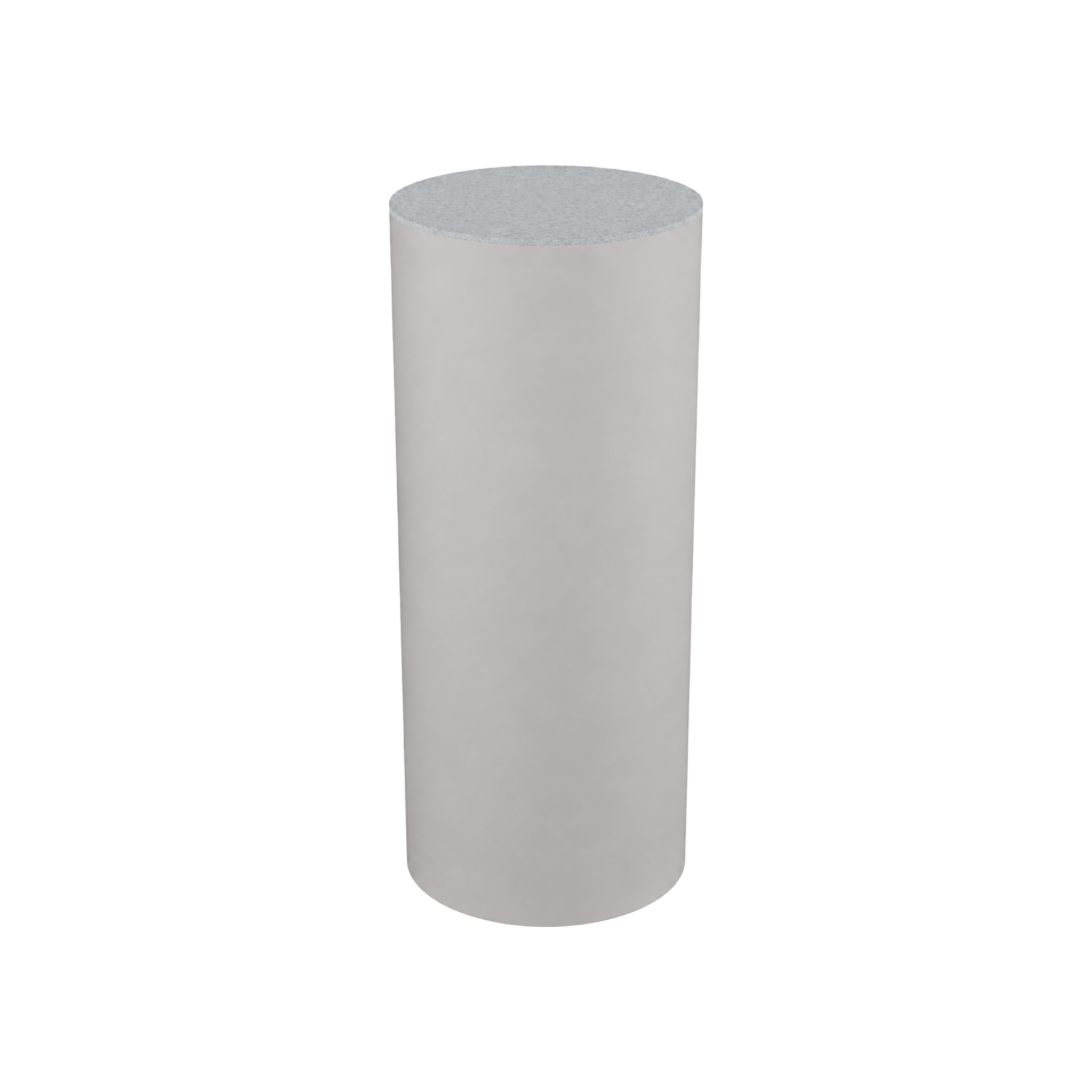 Round Plinth 400 – H1000 – White / Replene White