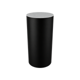Round Plinth 600 – H1000 – Black / Replene White