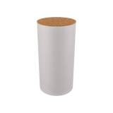 Round Plinth 600 – H1000 – White / Grano Natural