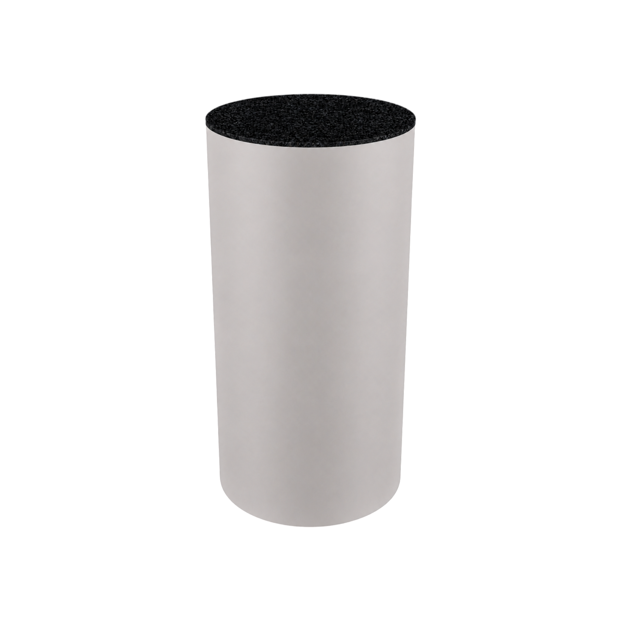 Round Plinth 600 – H1000 – White / Replene Black