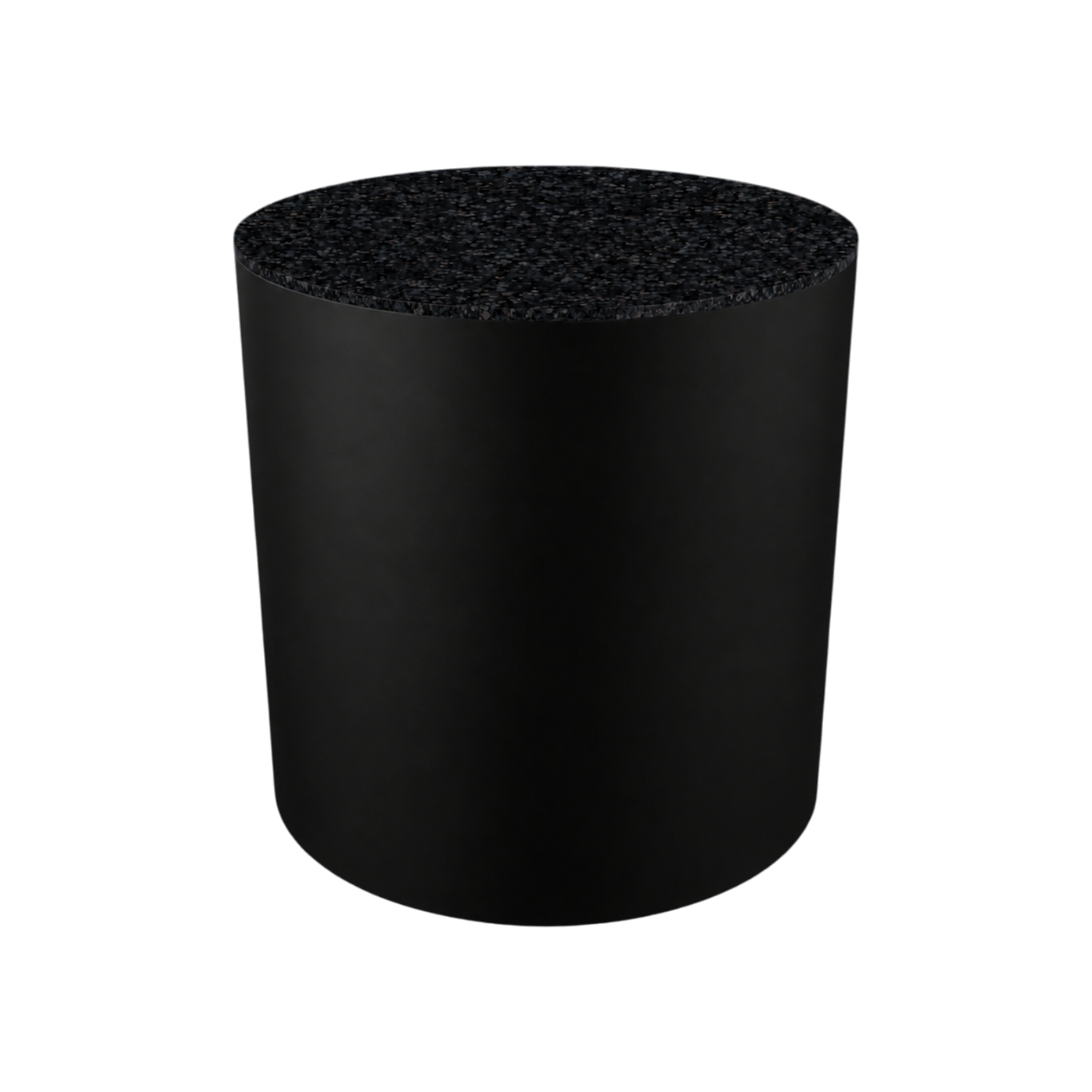 Round Plinth 600 – H500 – Black / Replene Black