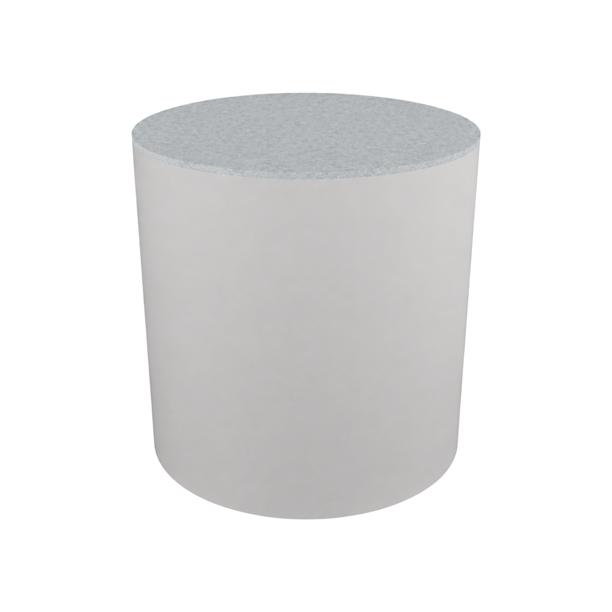Round Plinth 600 – H500 – White / Replene White