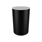 Round Plinth 600 – H750 – Black / Replene White