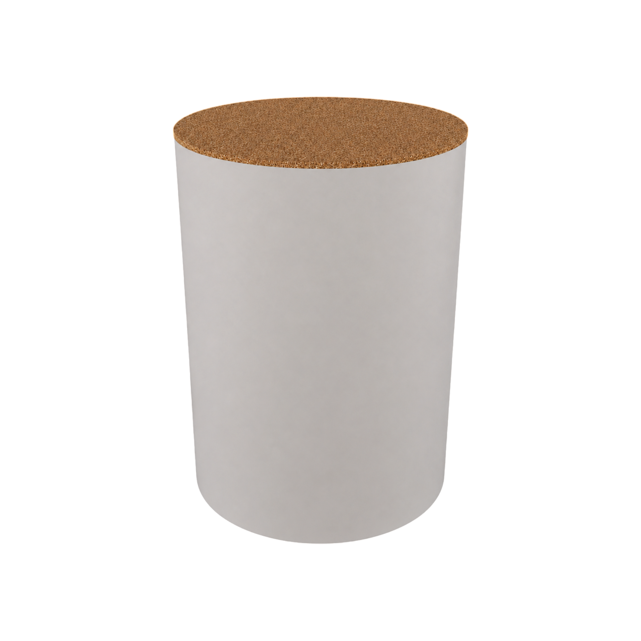 Round Plinth 600 – H750 – White / Grano Natural
