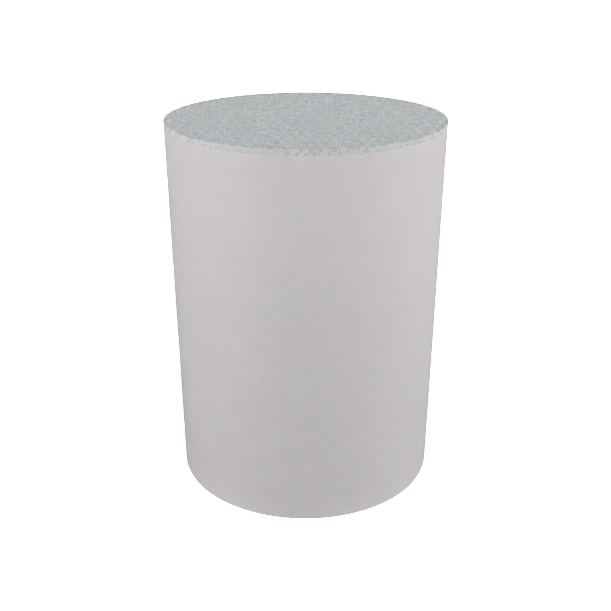 Round Plinth 600 – H750 – White / Replene White