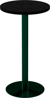 Solis Bar Table – 60cm Round – Green / Black Onyx Dapple
