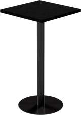 Solis Bar Table – 60cm Square – Black / Black Onyx Dapple