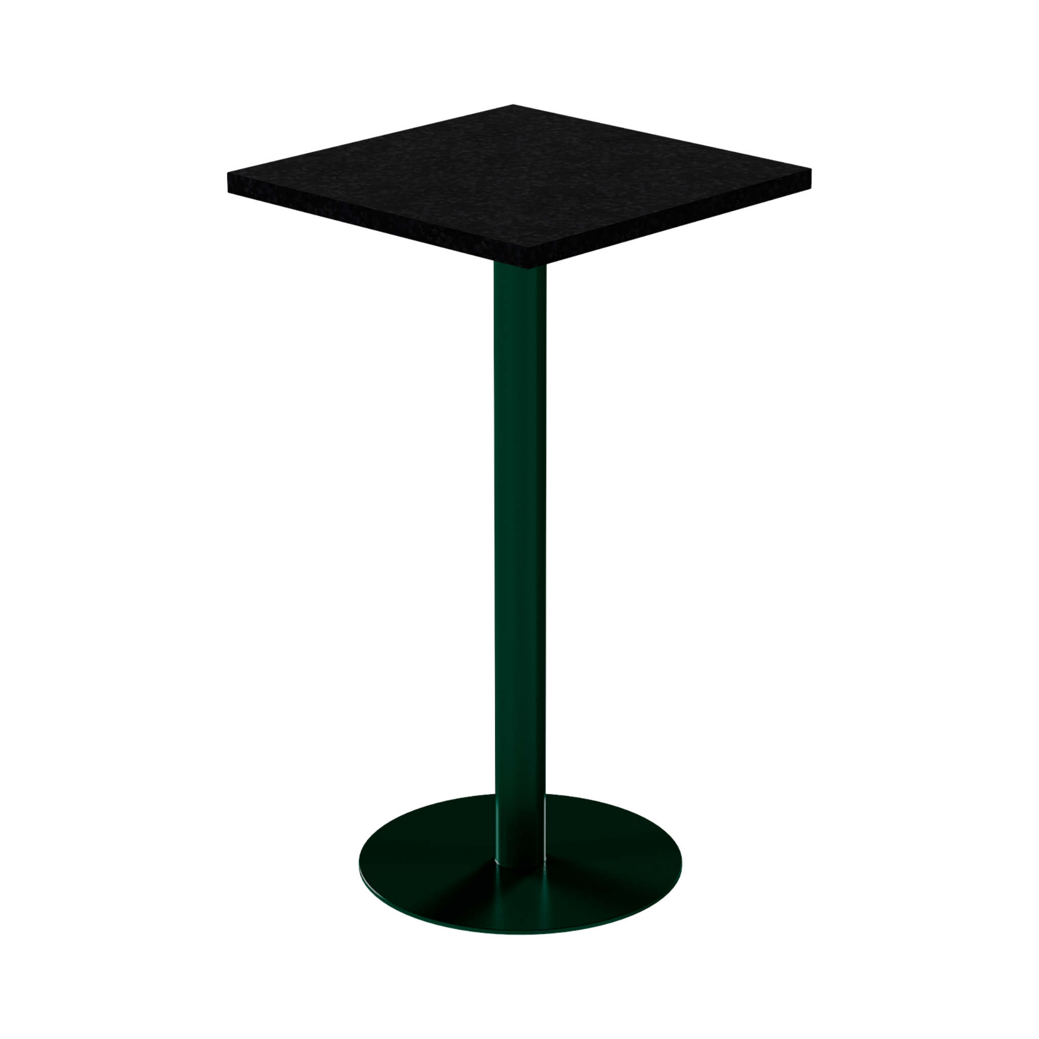 Solis Bar Table – 60cm Square – Green / Black Onyx Dapple