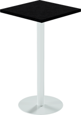Solis Bar Table – 60cm Square – White / Black Onyx Dapple