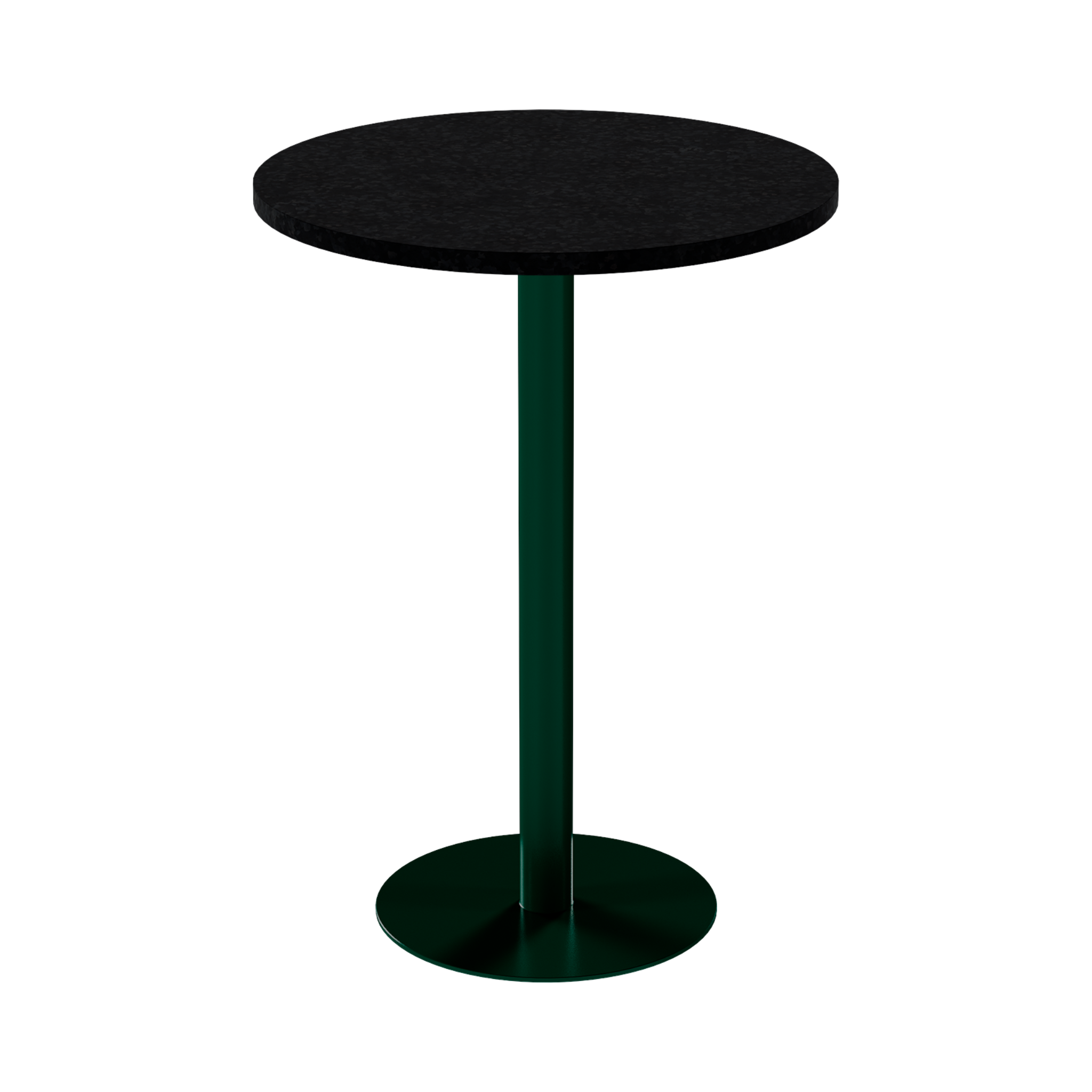Solis Bar Table – 80cm Round – Green / Black Onyx Dapple