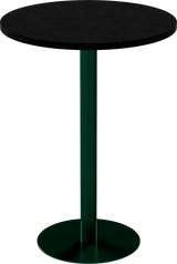 Solis Bar Table – 80cm Round – Green / Black Onyx Dapple