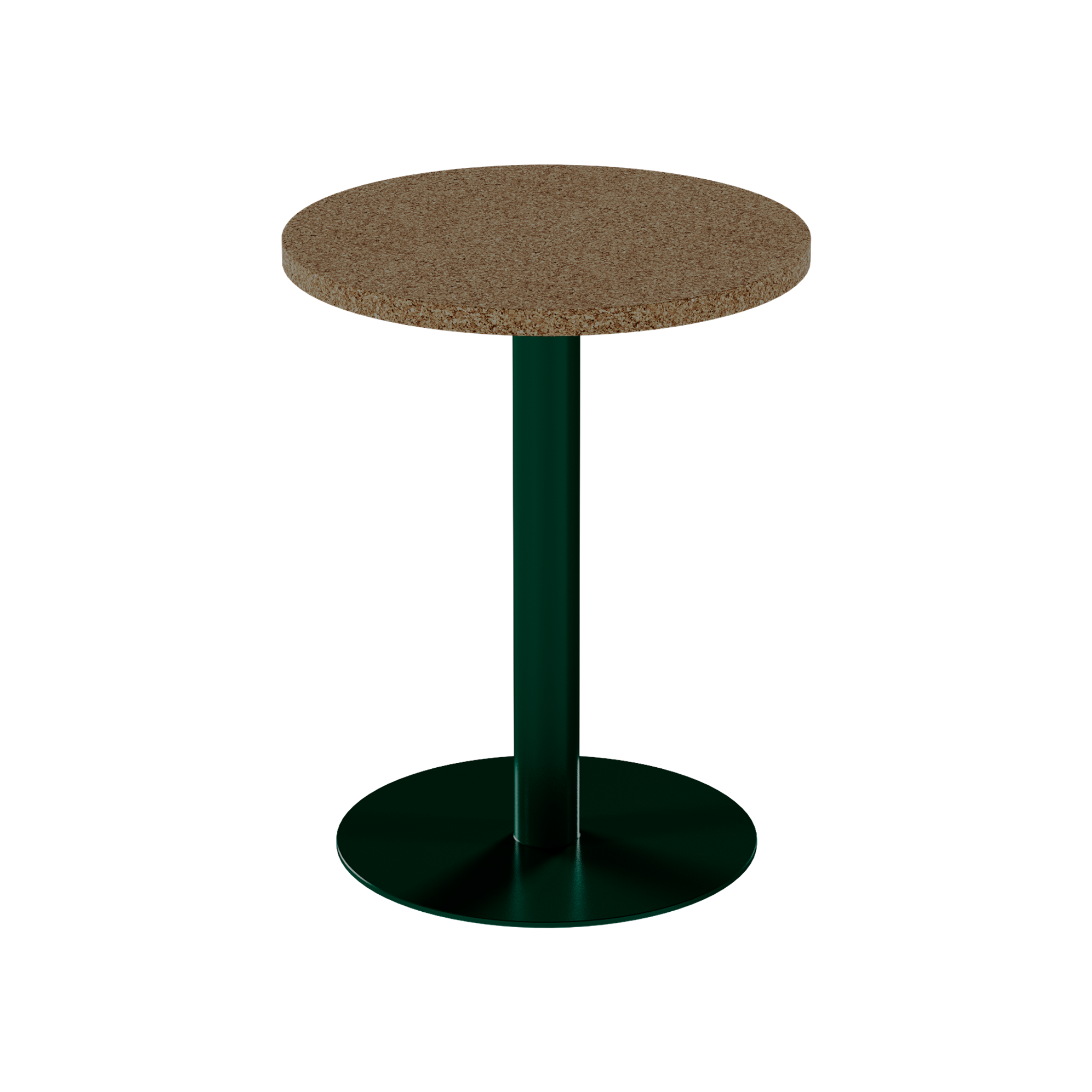 Solis Cafe Table – 60cm Round – Green / Grano Natural
