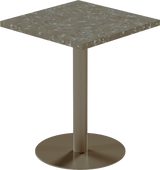 Solis Cafe Table – 60cm Square – Taupe / Taupe Dapple