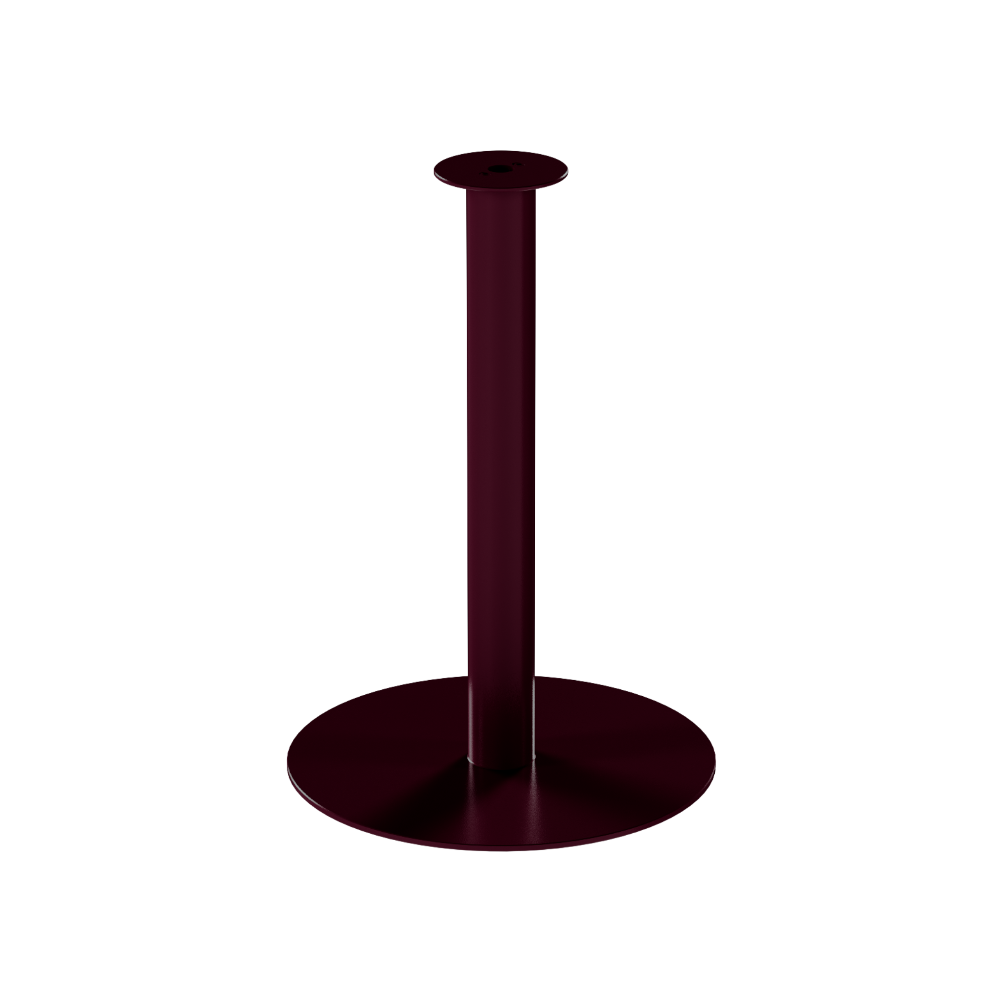 Solis Cafe Table Base – Burgundy