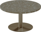 Solis Coffee Table – 80cm Round – Taupe / Taupe Dapple