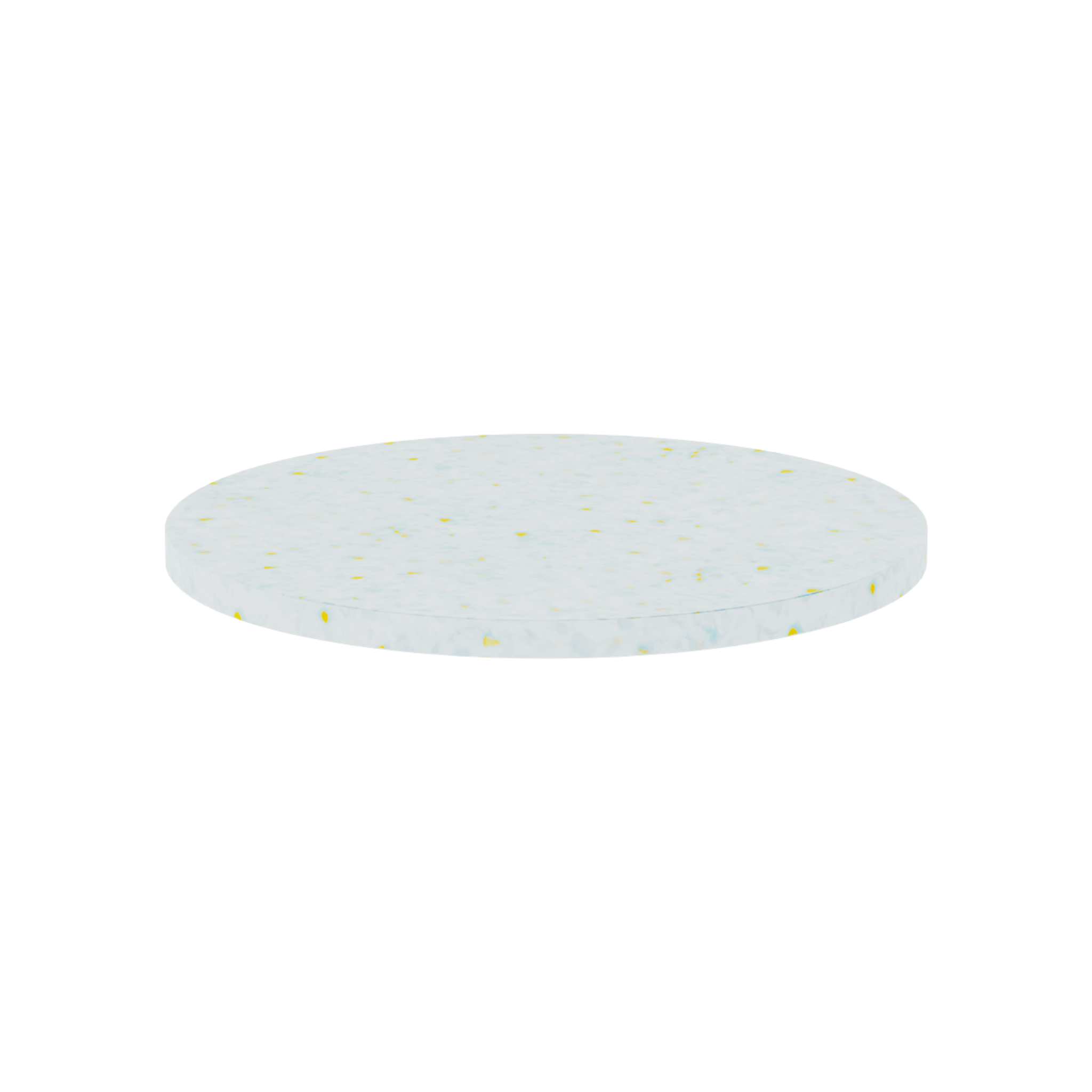 Table Top – 60cm Round – Replene Yellow