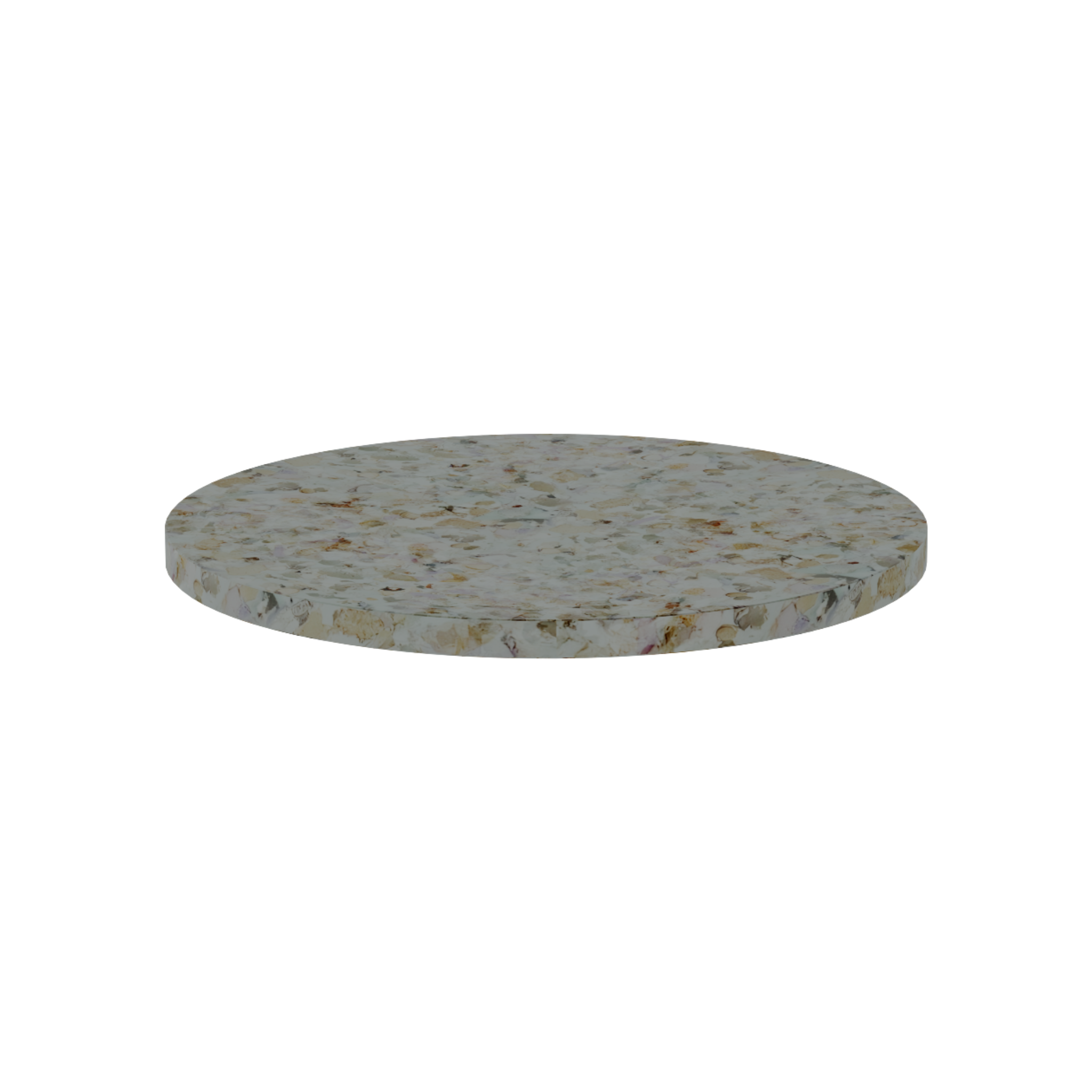 Table Top – 60cm Round – Terrazzo Sandwash