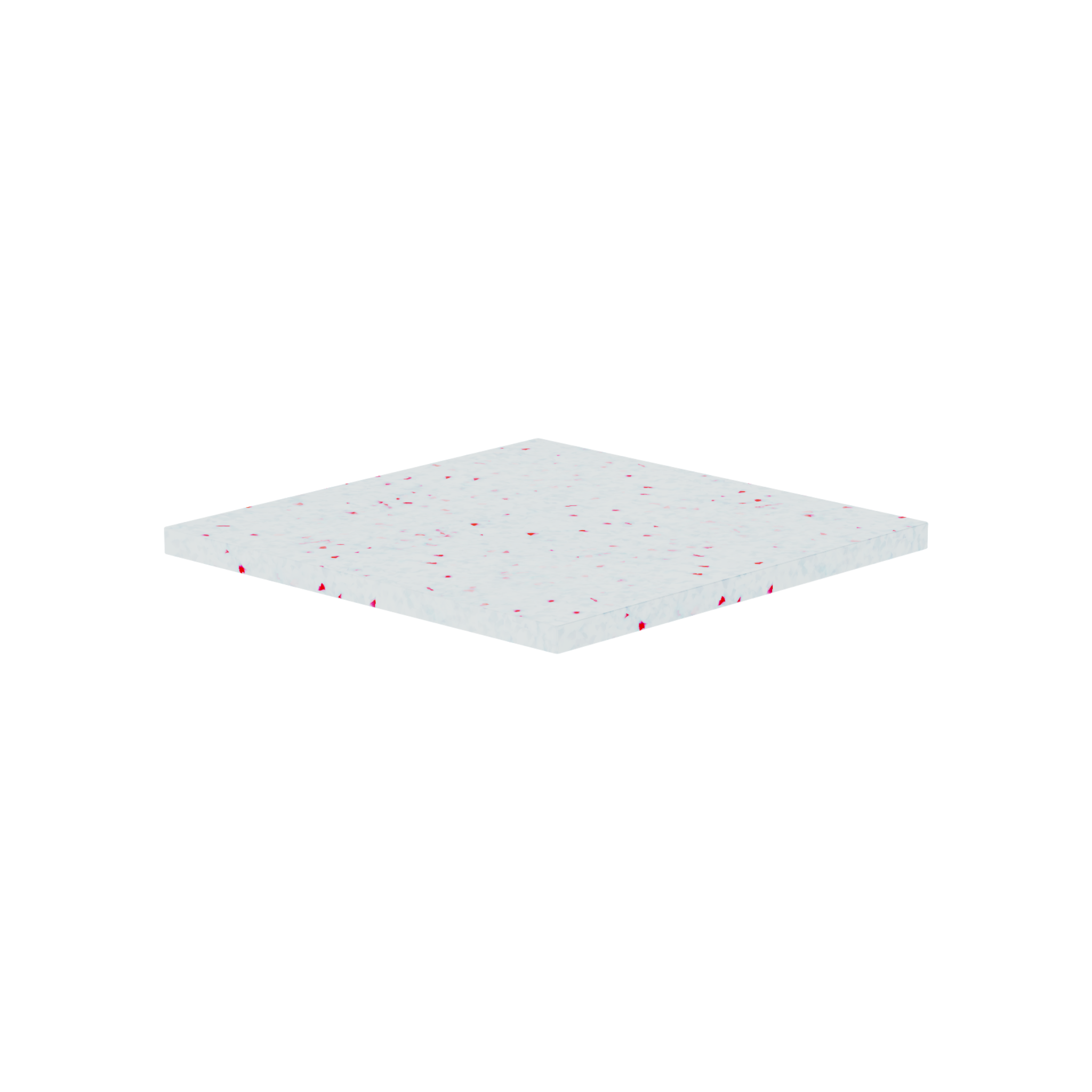 Table Top – 60cm Square – Replene Red