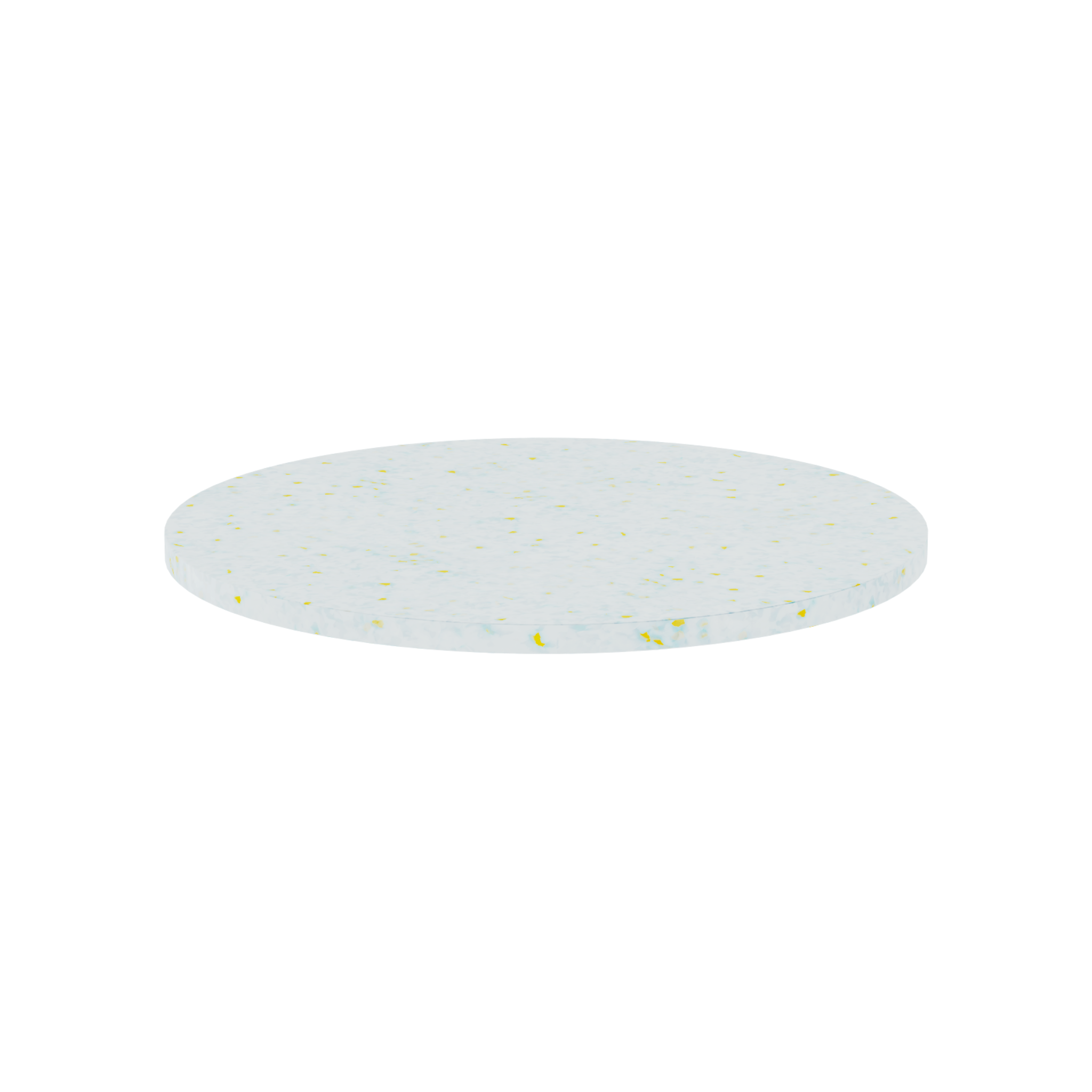 Table Top – 80cm Round – Replene Yellow