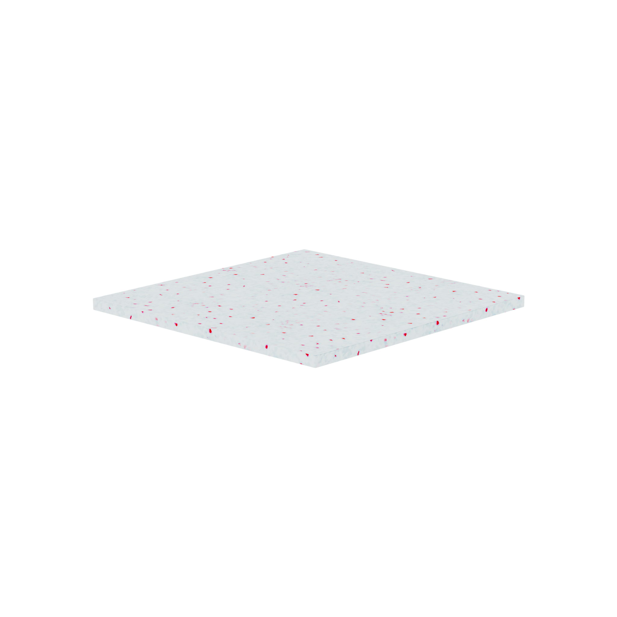 Table Top – 80cm Square – Replene Red