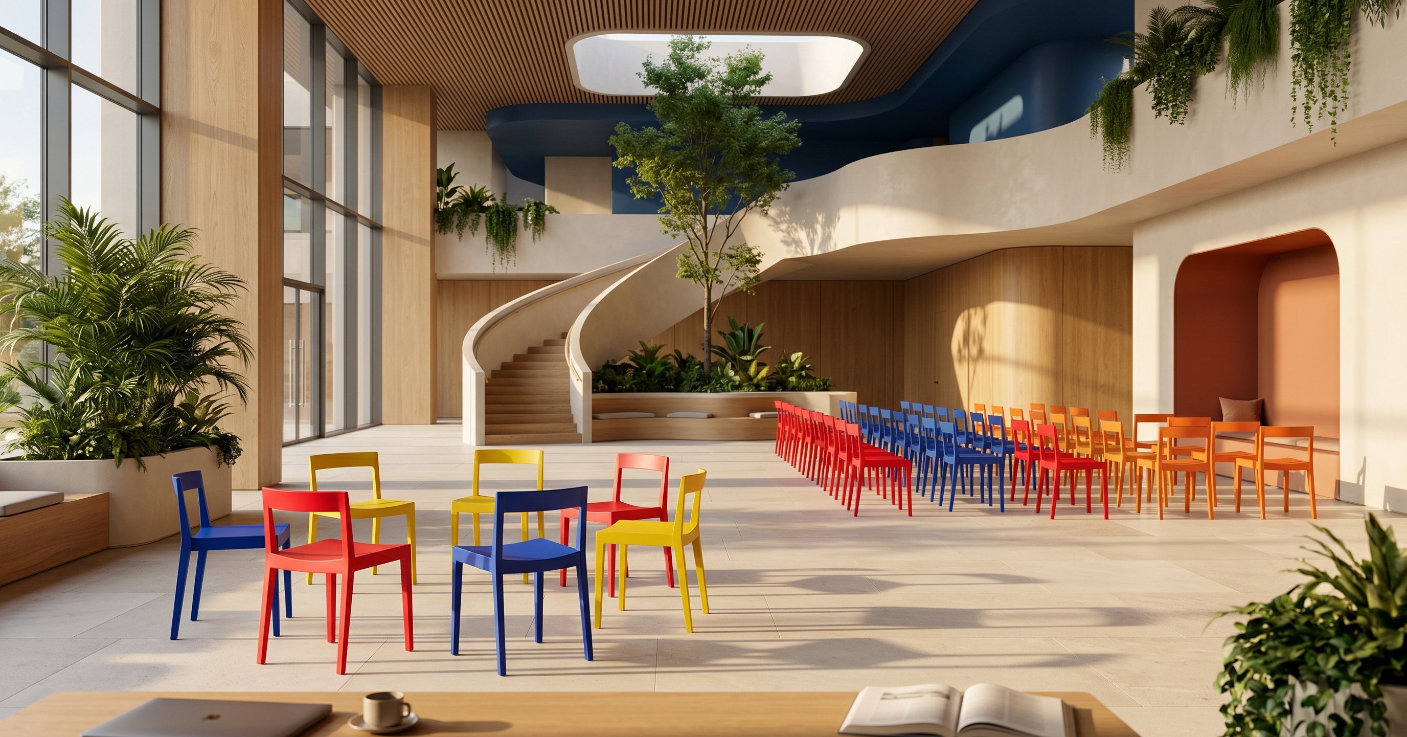 Tero Chair in-situ scene - Green Loop Global
