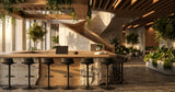 Vanta Gas Lift Stool in-situ scene - Green Loop Global