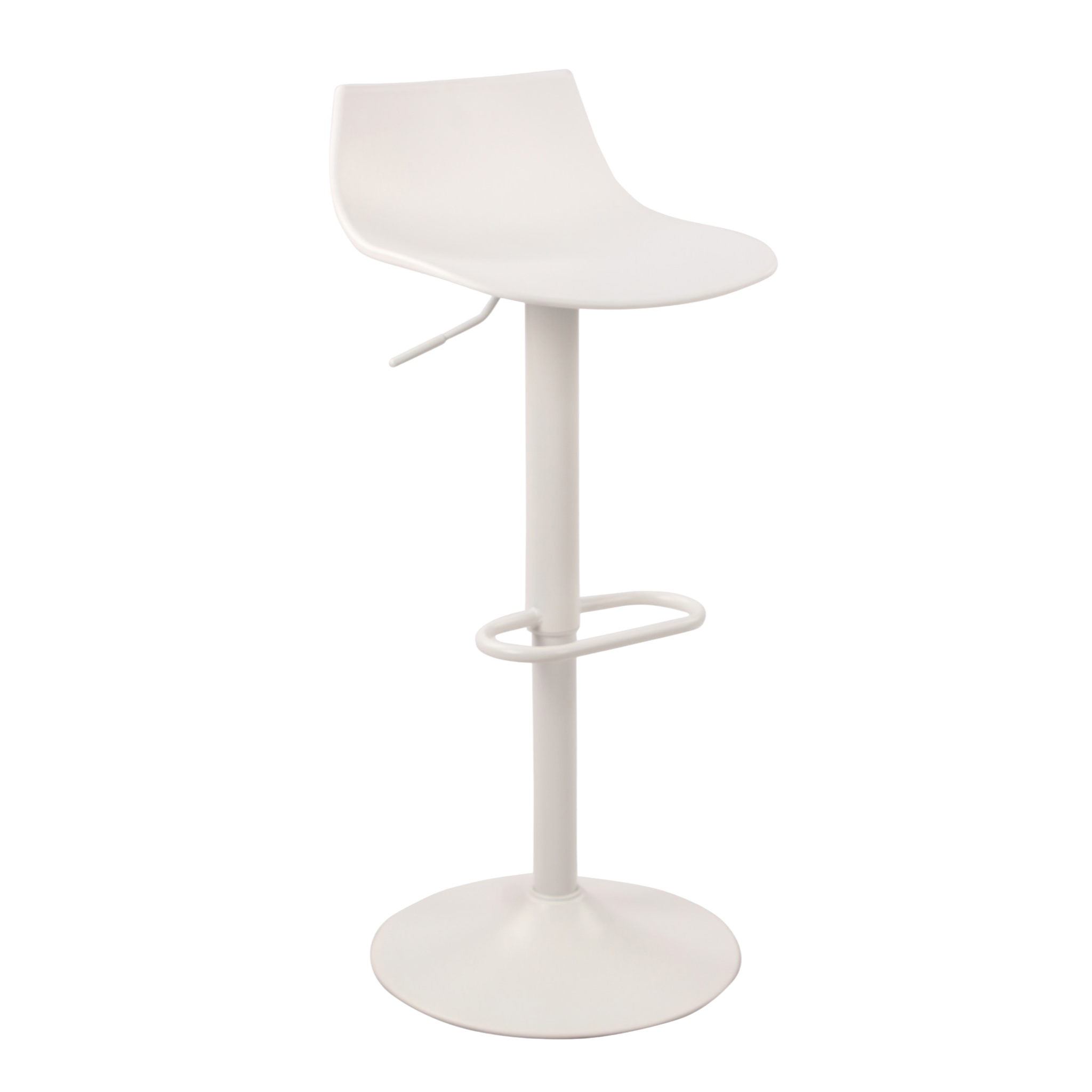 Vanta Gas Lift Stool – White