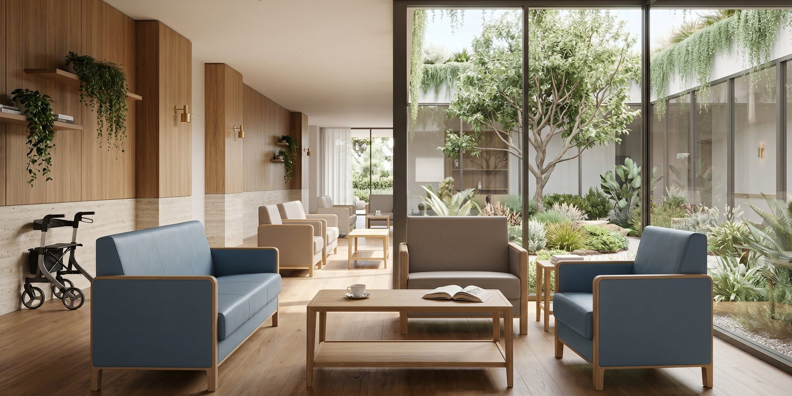 wells natural oak blue moments