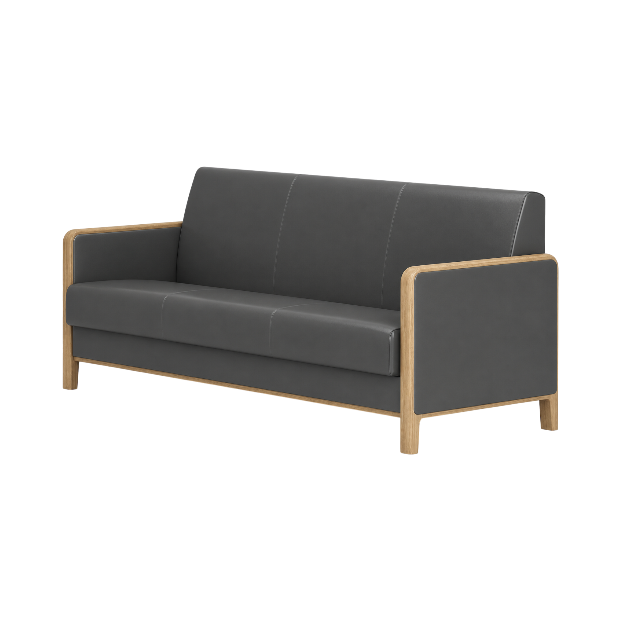 Wells Three Seater Sofa - Green Loop Global furniture